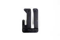 Pedalblech Stahl stehende Pedale für Alfa Rundheck Spider Typ 105 (Schwarz)