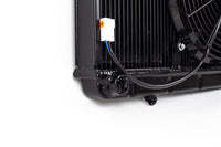 Aluminium Kühler mit SPAL-Lüfter für Alfa Romeo Rundheckspider 1300 / 1750 Typ 105 (Schwarz) 649,95 €