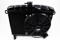 Aluminium Kühler mit SPAL-Lüfter für Alfa GT Bertone 2. Serie (Schwarz) 659,95 €