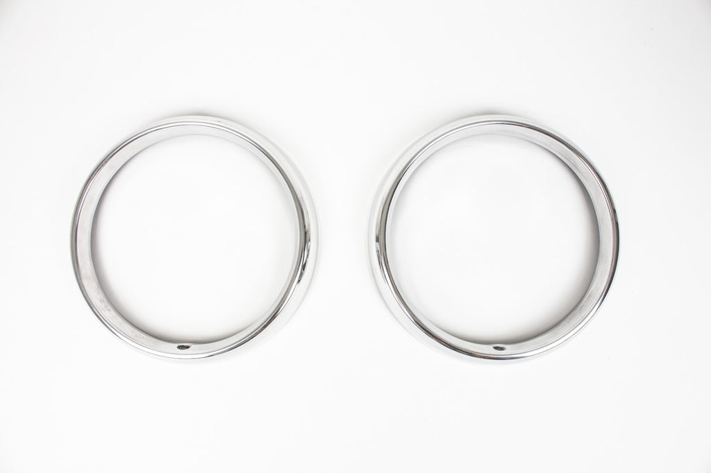 Scheinwerferringe Aluminium für Alfa GT Bertone 1. Serie / Giulia GTA im Satz