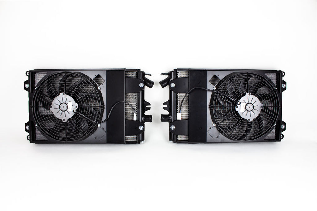 Hochleistungskühler für Ferrari F430 inkl. SPAL-Lüfter im Satz (56mm Netz)