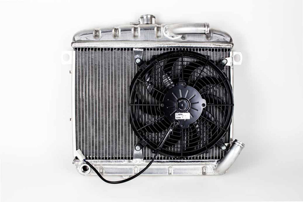 Aluminium Kühler mit SPAL-Lüfter für Alfa GT Bertone 2. Serie (Natur) 649,95 €