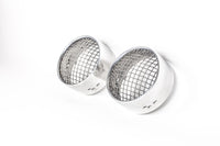 Aluminium Scheinwerfer-Ringe mit Gitter für Alfa GT / GTAm / GTV Bertone Typ 105 (Satz)