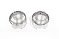 Aluminium Scheinwerfer-Ringe mit Gitter für Alfa GT / GTAm / GTV Bertone Typ 105 (Satz)