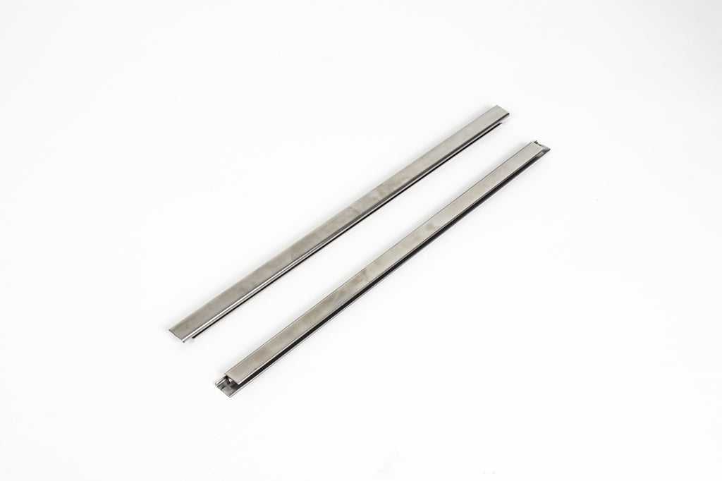 Satz Chromleisten Ausstellfenster Alfa GT Bertone Aluminium